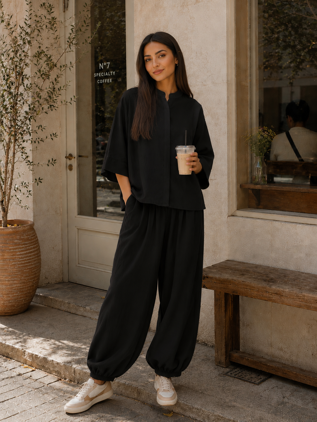 Balloon pants set