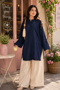 Blue and beige set