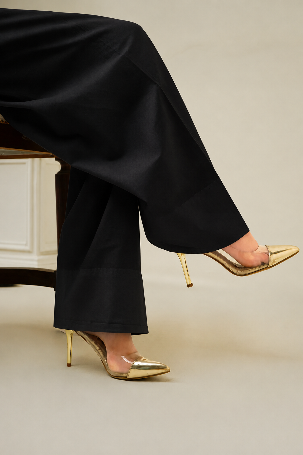Basic Black Farshi Shalwar