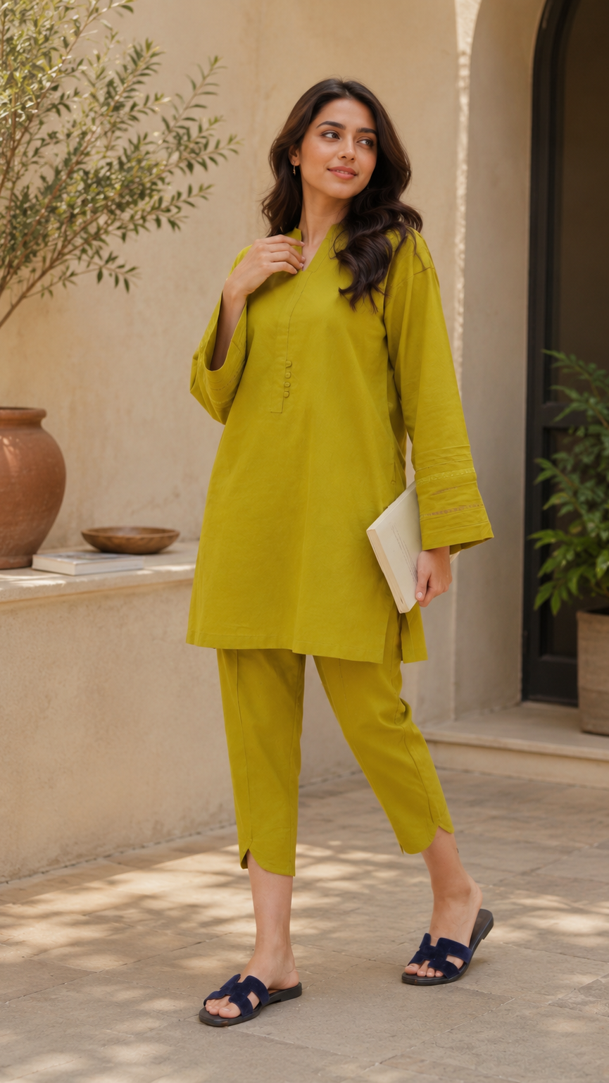 Lime-green set