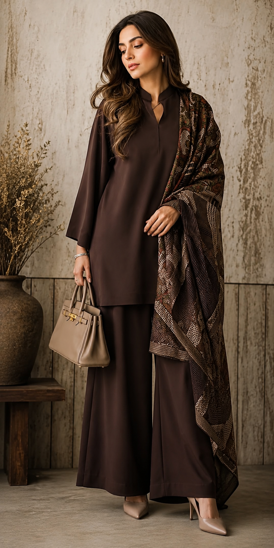 Brown mocha set