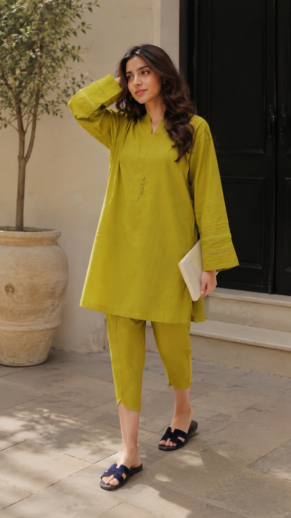 Lime-green set
