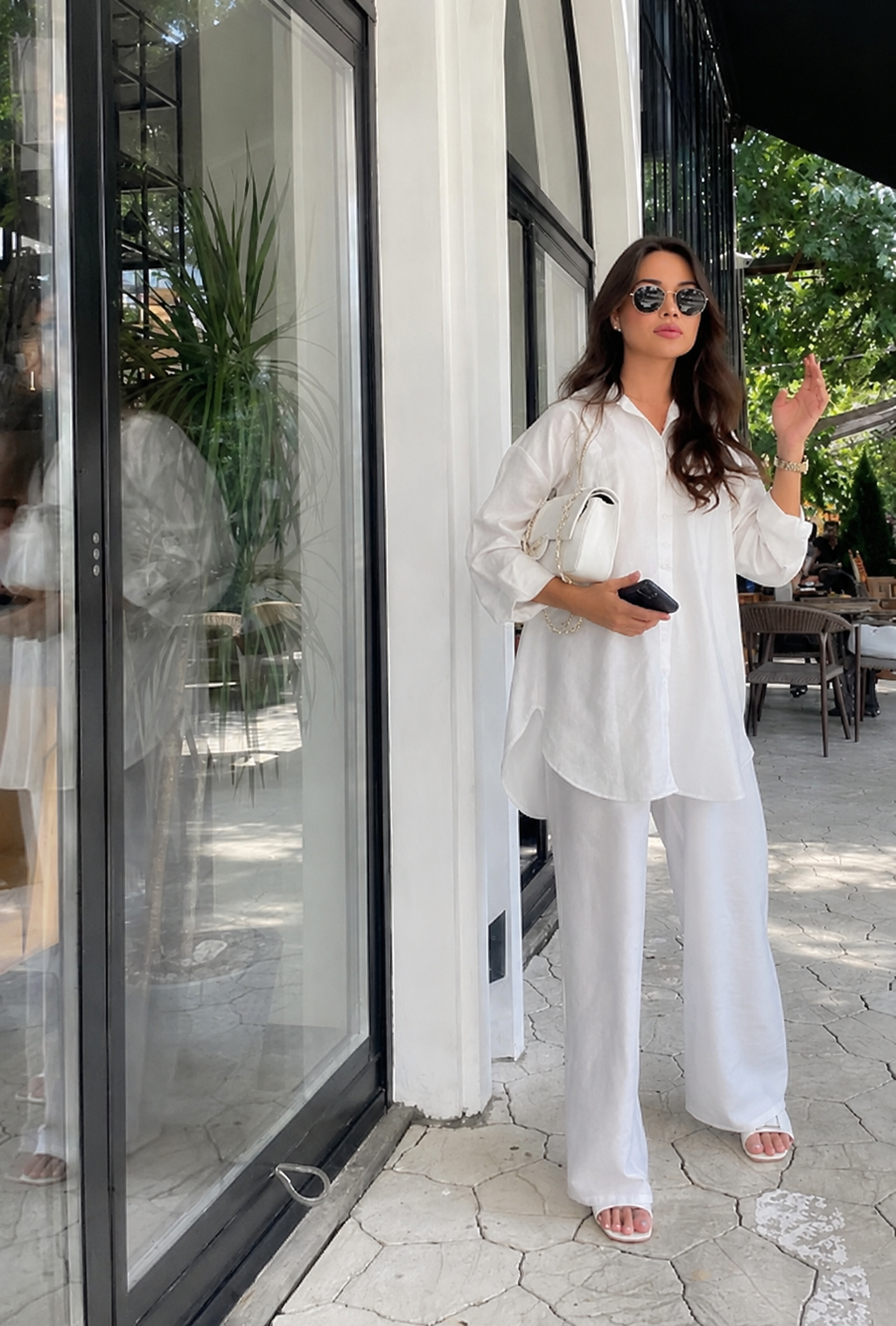White Relaxed Co-Ord Set